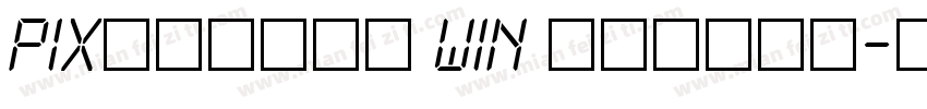 PIXymbols WIN dialog字体转换